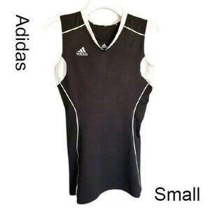 Womens Adidas S Cycling Shirt Sleeveless Black/White ClimaCool Competition